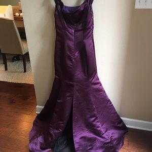 Formal plum dress
